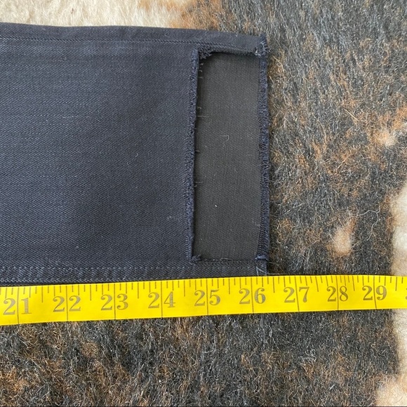 NWT Rag & Bone Stove Pipe Step Hem Fray Black 23 - Picture 11 of 11